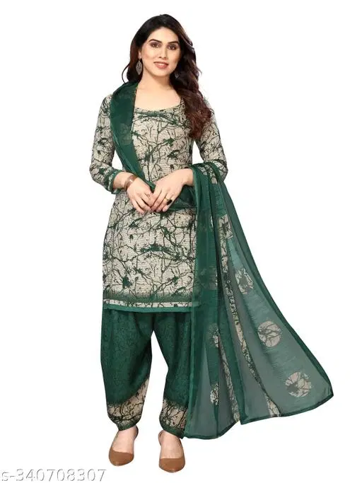 Trendy Leon Suit Material for Women (Beige, Un Stitched)