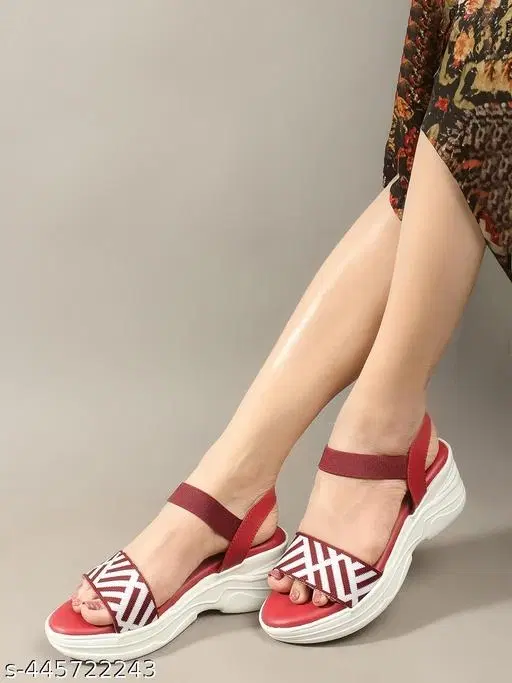 Heels for Women, Maroon (8)