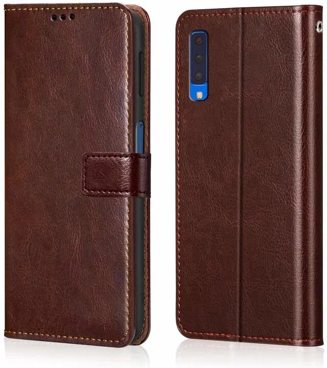 Flip Mobile Cover for SAMSUNG Galaxy A7 - 2018 Edi, Multicolor