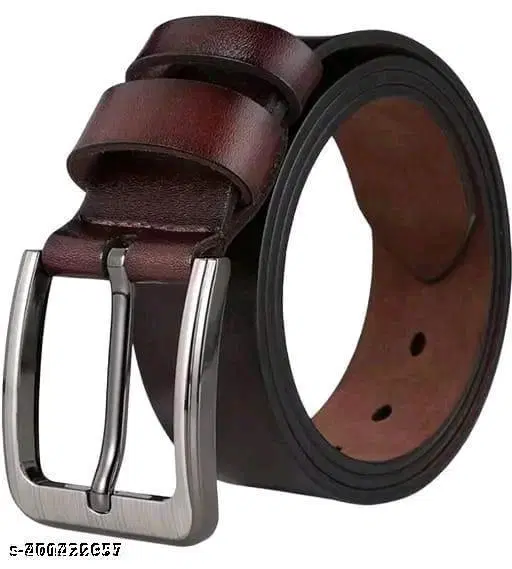 Faux Leather Belt for Men (Multicolor, 28)