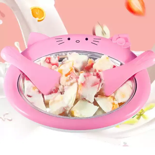 Plastic Ice Frying Machine Mini Ice Machine For Summer With Cartoon Design, Pack of 1, PI-002