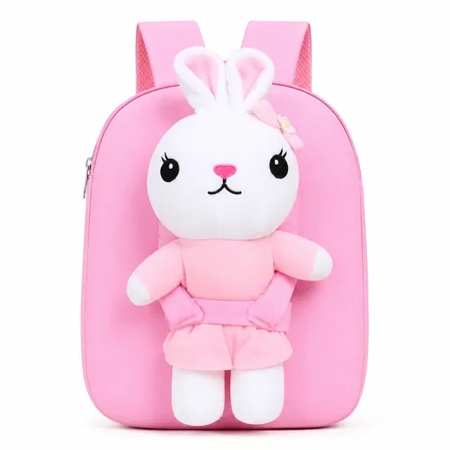 Full Body Rabbit School Bag [Rani Pink]