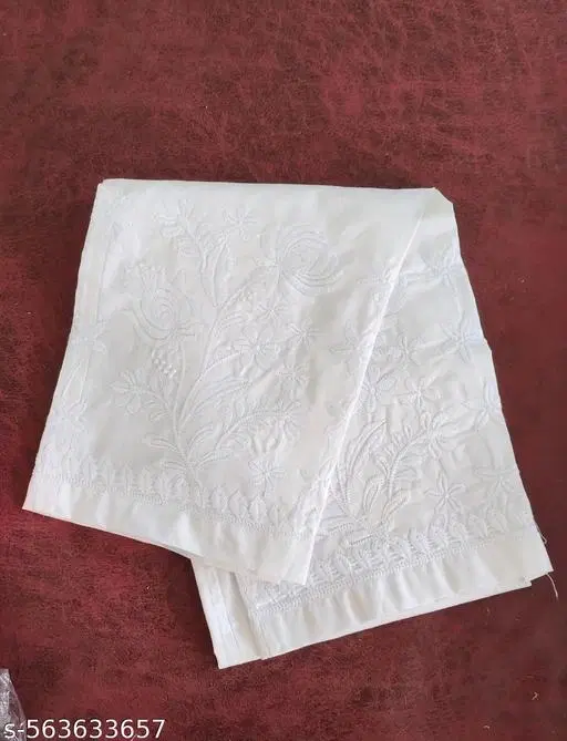 Cotton Solid Pant for Women, White (S)