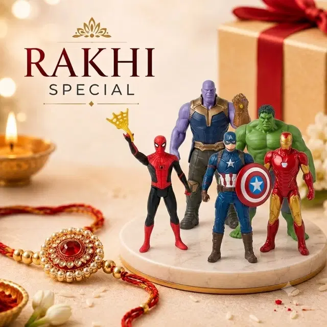 Avengers Action Figure Set | Rakhi Special