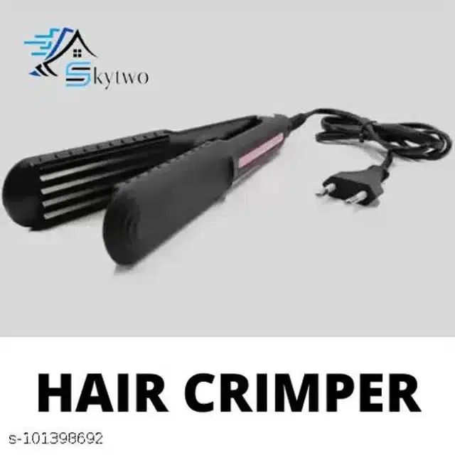 Plastic Hair Straightener, Black, 100 W