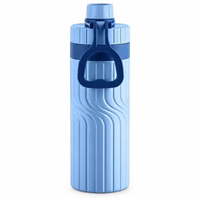 Cello Rivo Tuff Flask, 500 ml, Blue | Insulated Jug | Keeps Water Cool | Sturdy Handle