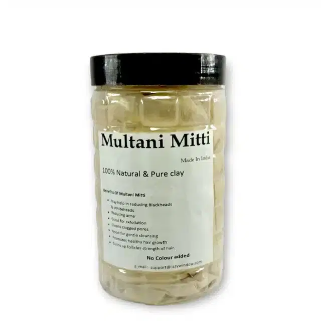 Lazywindow Powder Natural and Pure Herbal Multani Mitti Cream, Lw-069