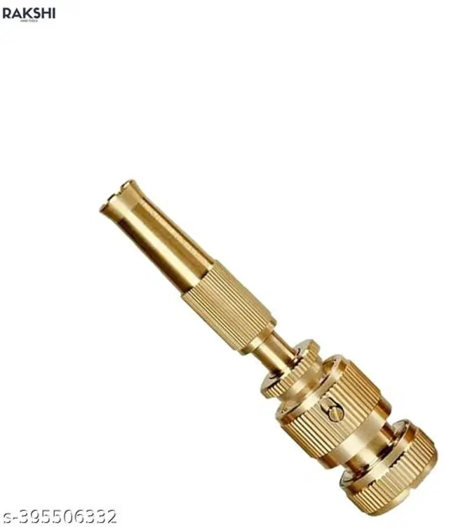 Brass Jet Hose Nozzle, Gold