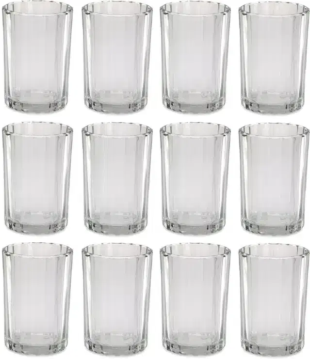 Liquor cum Cocktail Glasses, Transparent, 200 ml, Pack of 12