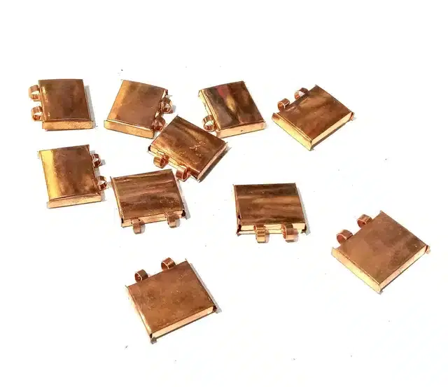 Metal Nazar Protection Tabeez, Pack of 12 (Brass)