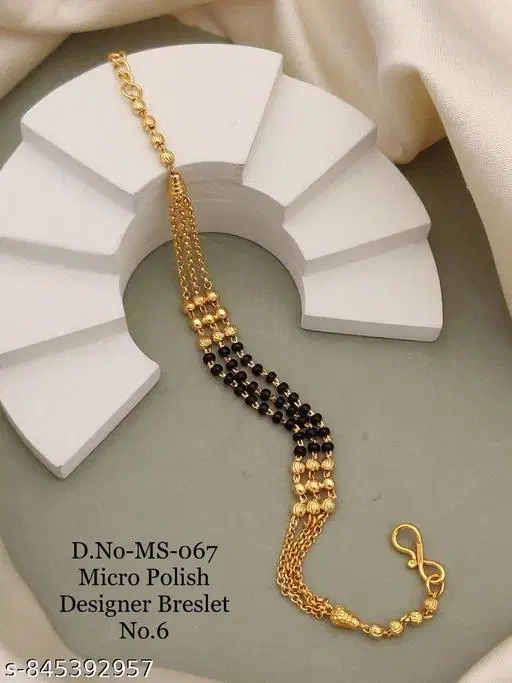 Bracelet for Women (Gold, Free Size)