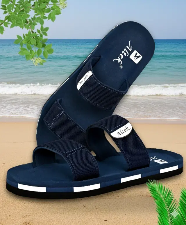 Flipflops for Men, Navy Blue (6)