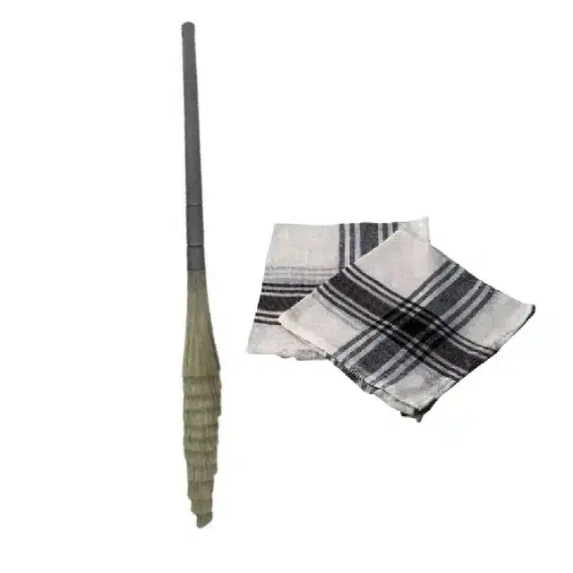 Chakaachak Dust Broom with Cotton Duster, Set of 2