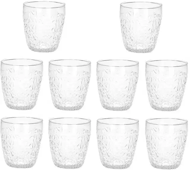 Liquor cum Cocktail Glasses, Transparent, 200 ml, Pack of 10