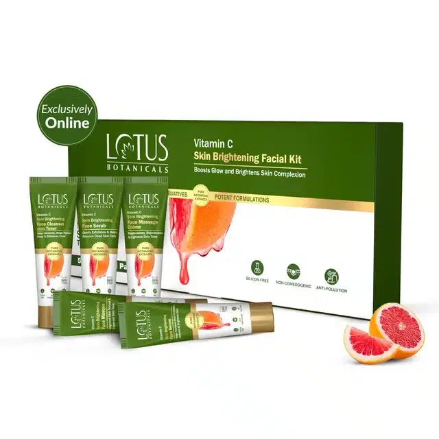 Lotus Botanicals Vitamin C Facial Kit, 100 g