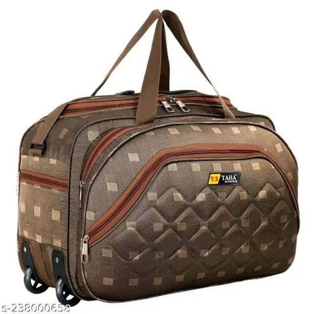 Polyester Duffel Bags, Brown