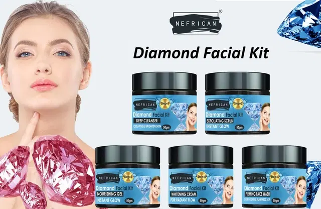 Diamond Facial Kits, 50 g, Set of 5