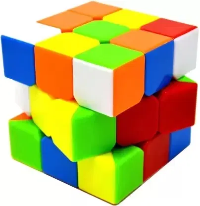 Plastic Rubik Cube, Multicolor
