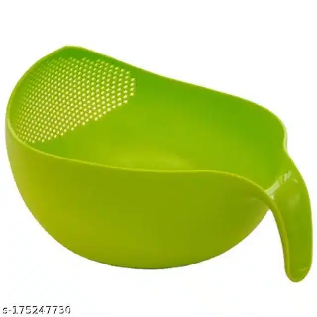 Plastic Food Strainer, Green
