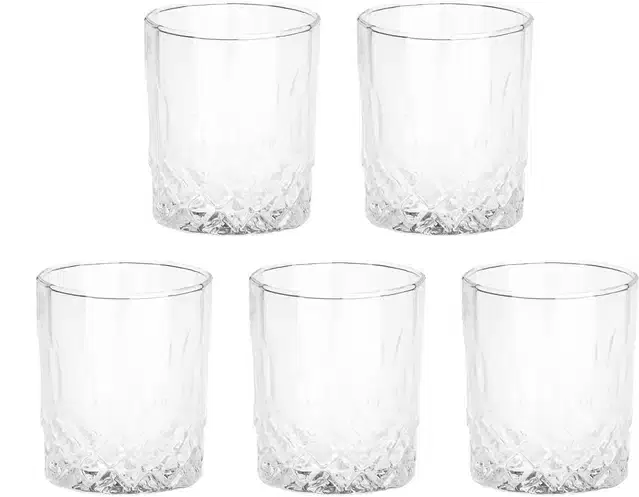 Liquor cum Cocktail Glasses, Transparent, 200 ml, Pack of 5