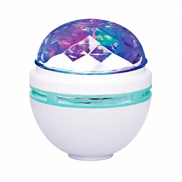 360 Degree Rotatable LED Crystal Disco Bulb [Multicolor] [VH]