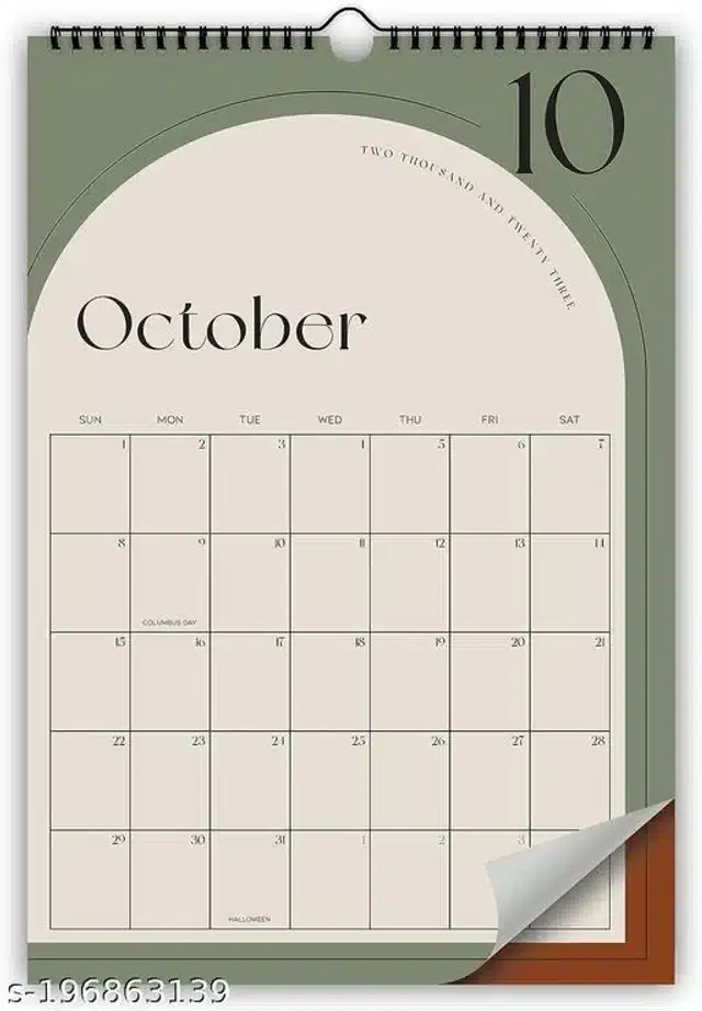 Wall Hanging Calender cum Personal Organiser, Multicolor