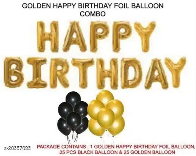 Birthday Decoration Kit, Multicolor, Set of 2