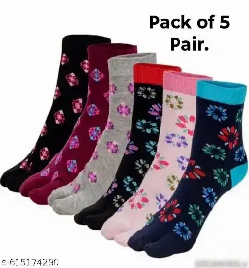 Woolen Socks for Women (Assorted, Free Size)