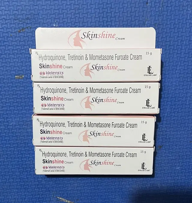 Hydroquinone Tretinoine & Mometasone Furoate Cream, 15 g, Pack of 4