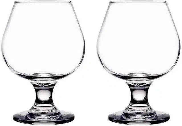 Liquor cum Cocktail Glasses, Transparent, 300 ml, Pack of 2