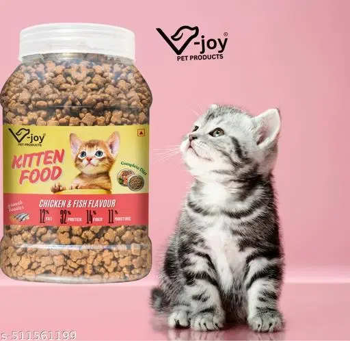 Kitten Dry Ocean Food For Cat Fish ,450g ,(Pack Of 1)