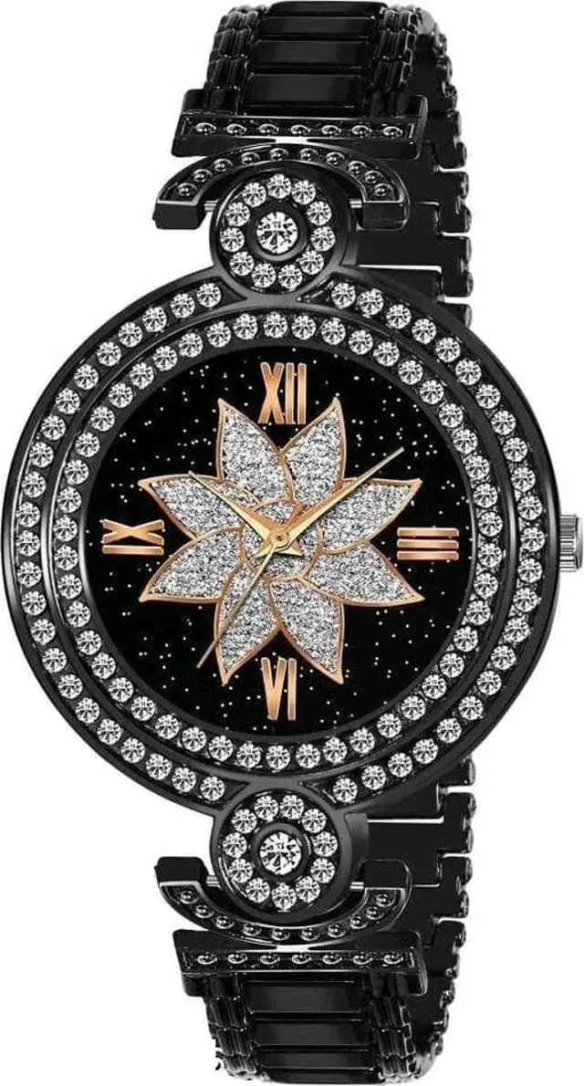 Analog Watch For Womens (Black) (WS-334)