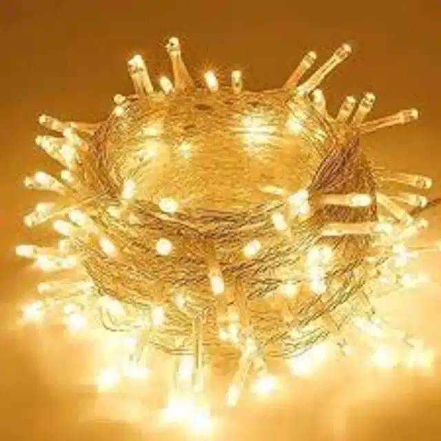 LED String Lights, Yellow, 15 m