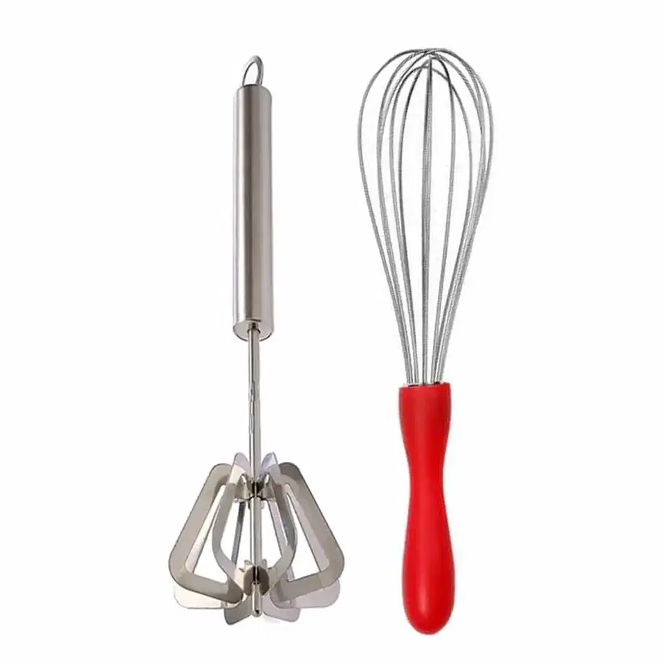 Oc9 Stainless Steel Egg Whisk & Hand Blender For Kitchen Tool Set