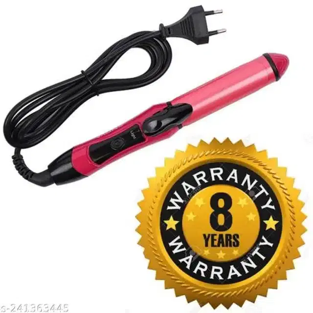 2 in 1 Hair Straightener, Pink
