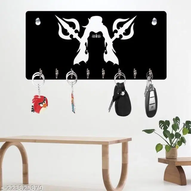 Wooden Key Holder, Black