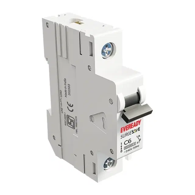 Eveready Surgesafe Single Pole MCB-16A