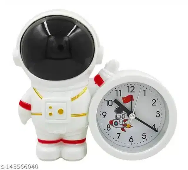 Space Theme Table Alarm clock, Multicolor