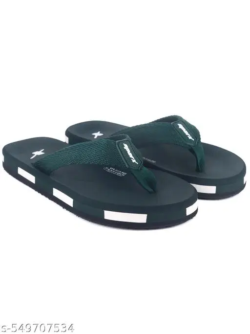 Sparx EVA Flip-flops for Men (Green, 7)