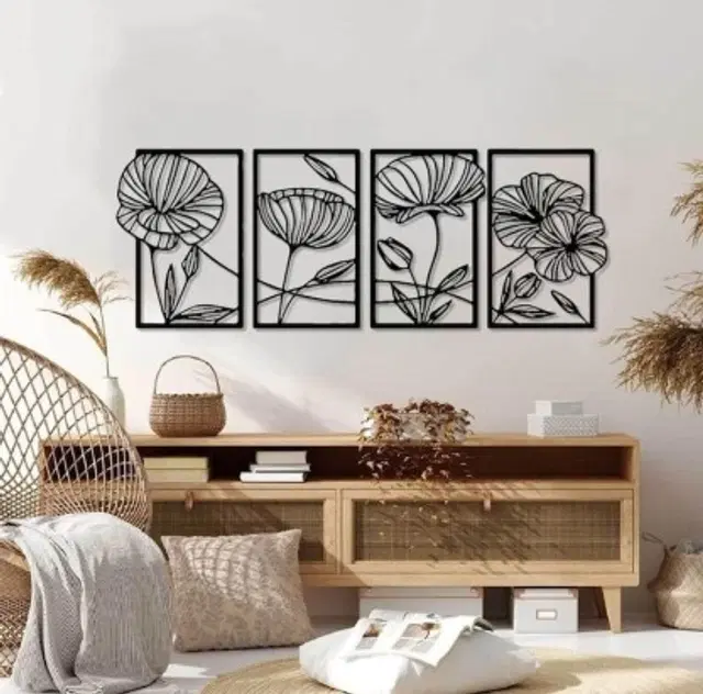 KC Art Wooden Wall Hanging, Multicolor