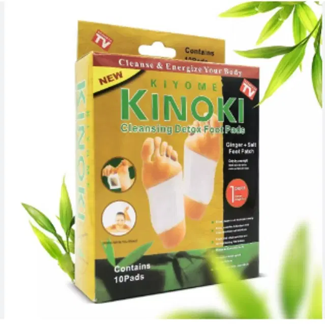 Kinoki Stress Relief 10 Pcs Foot Heat Patches Pads, Set of 1