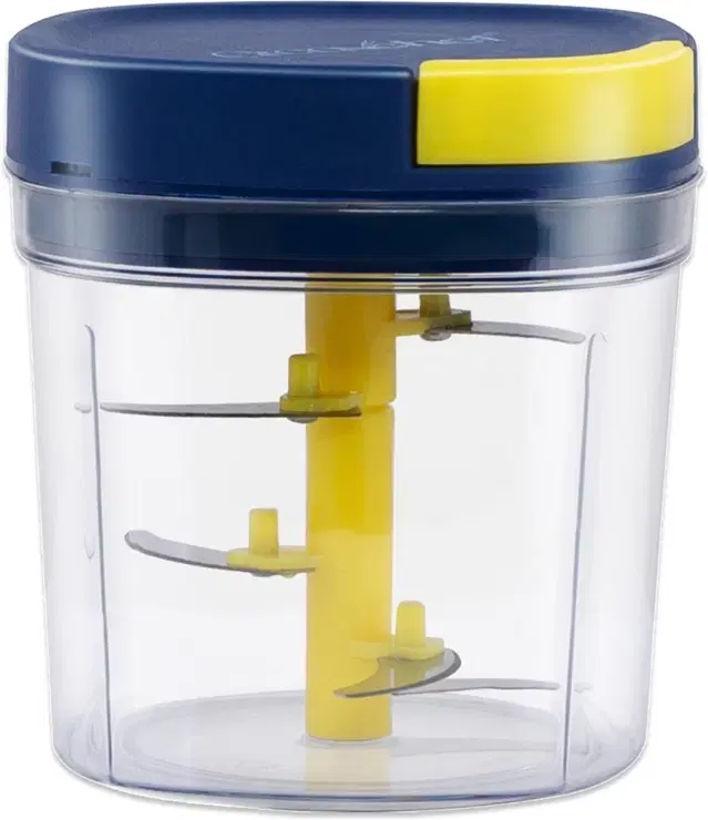 Plastic Manual Greenchef Mini Chopper, Black, 900 ml