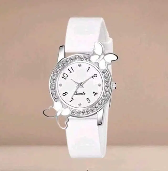 Analog Watch For Womens (White) (WS-8)