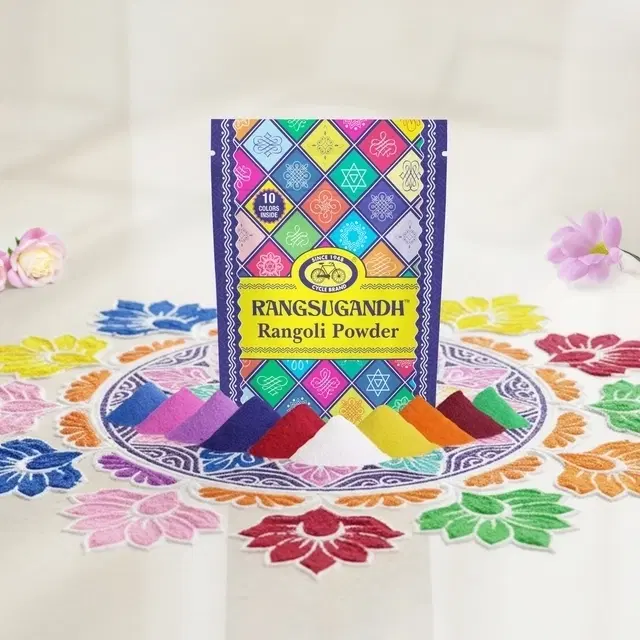 Cycle Pure Rangoli Color Box 10X50 g (Pack of 10)