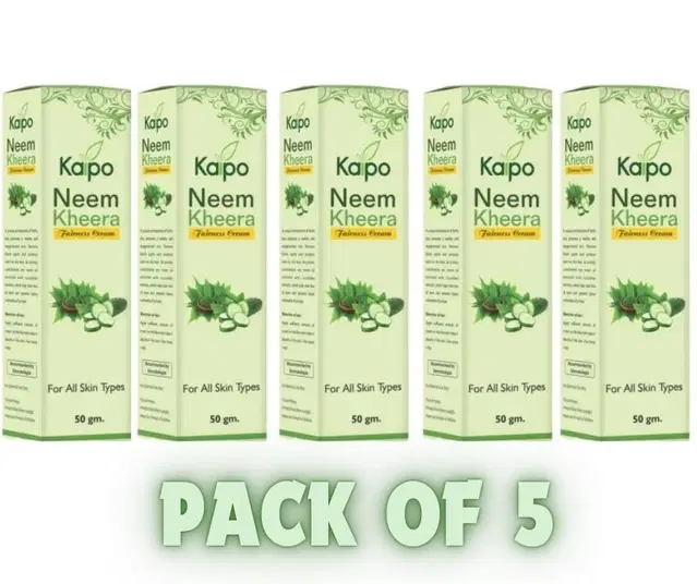Kaipo Neem Kheera Fairness Cream, 50 g, Pack of 5