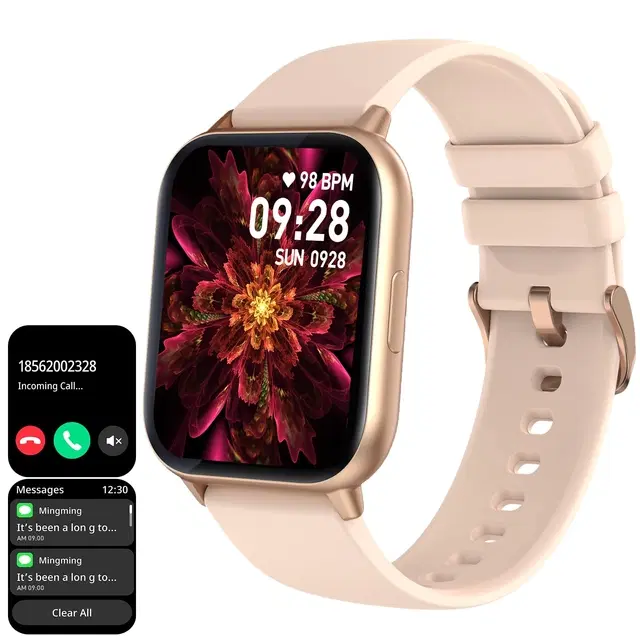 I8 Pro Maxx Smart Watch for Men & Women, Pink