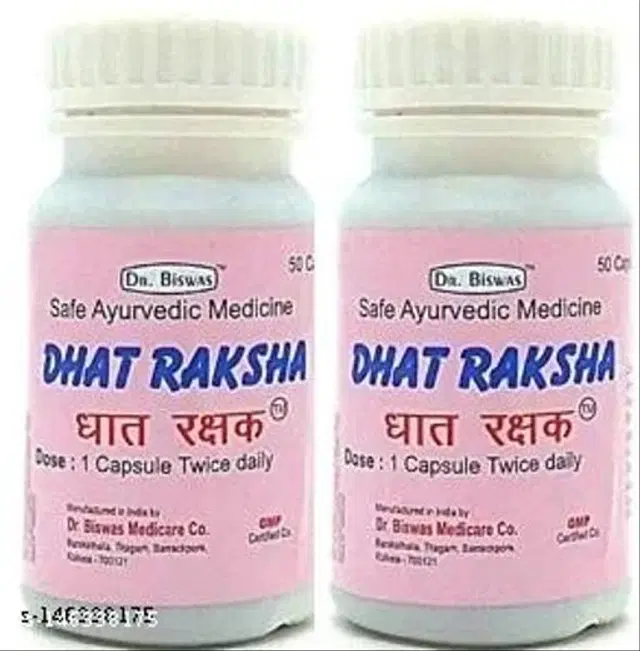 Dr. Biswas Safe Ayurvedic Medicine Dhat Rakshak, Pack Of 2