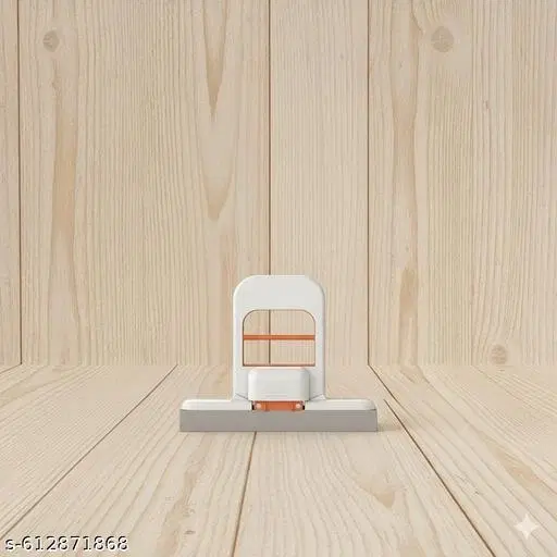 Compact Handheld Floor Cleaning Mop with Adjustable Handle & Re-useble Pad for Home and Office Use