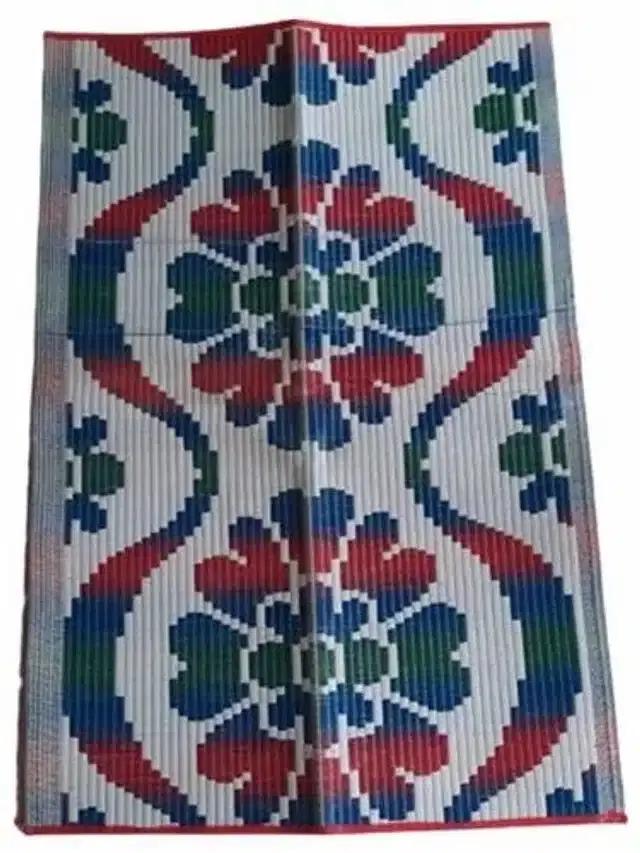 Plastic Floor Mats, Multicolor, 4x6 feet