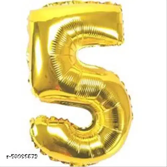 Number Foil Balloon, Assorted, Pack of 1